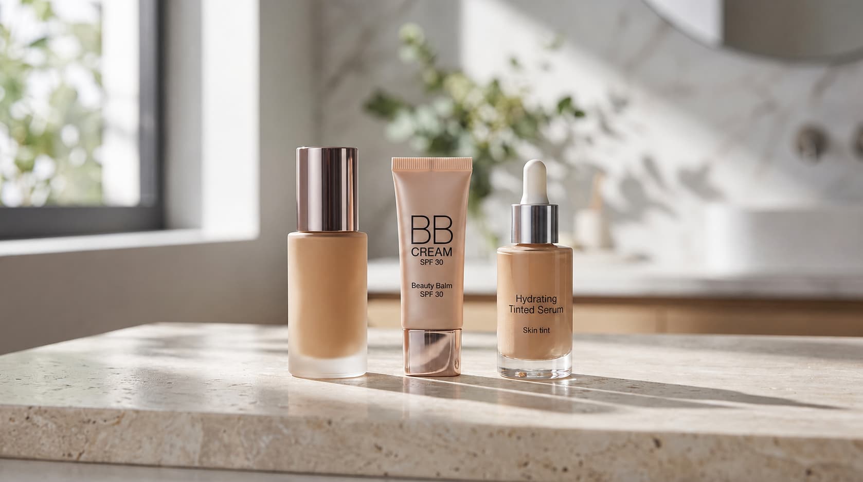 Fondotinta, BB cream o Skin tint? Guida alle basi leggere da estate con SPF e finish naturale